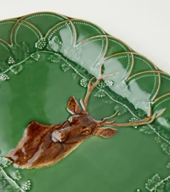 Bordallo Pinheiro Trays|Bordallo Pinheiro|Wood Grove Deer Tray