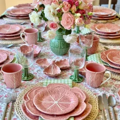 Bordallo Pinheiro Bordallo Pinheiro|Pink Cabbage Dinner Plate