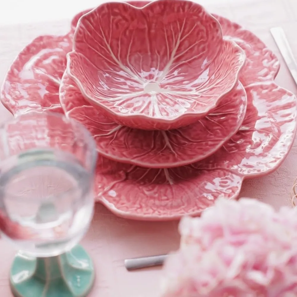 Bordallo Pinheiro Bordallo Pinheiro|Pink Cabbage Large Bowl