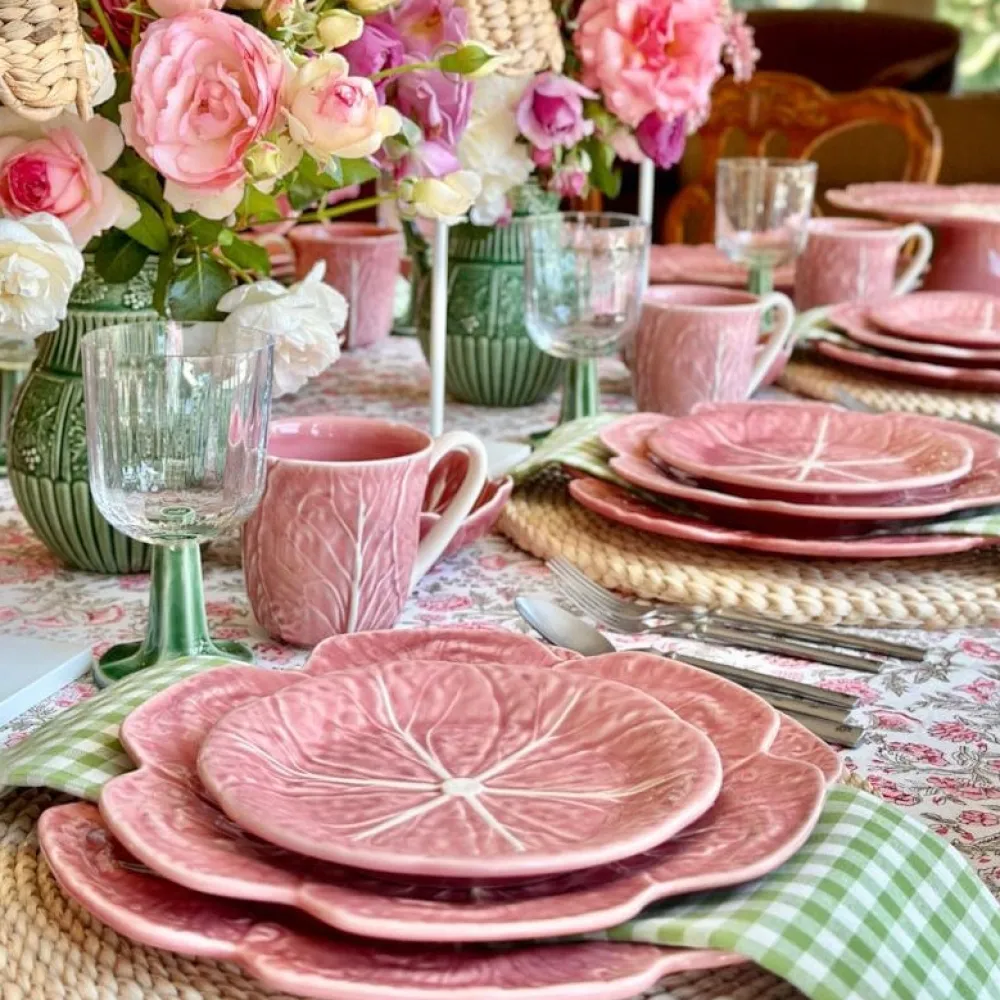 Bordallo Pinheiro Bordallo Pinheiro|Assorted Mugs|Pink Cabbage Mug