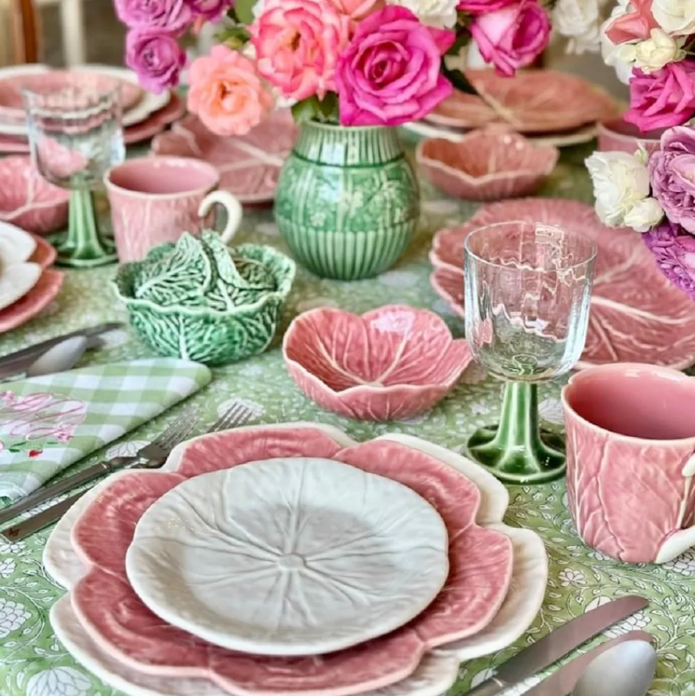 Bordallo Pinheiro Bordallo Pinheiro|Assorted Mugs|Pink Cabbage Mug
