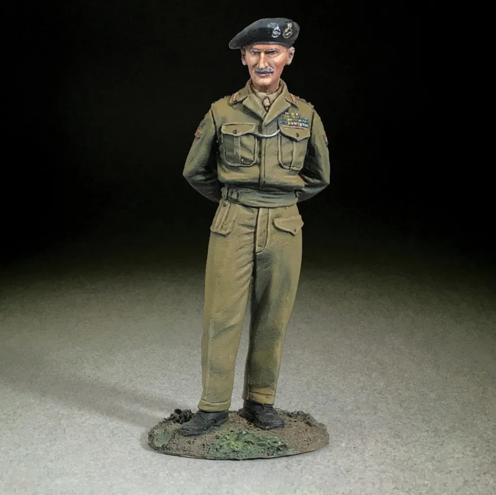 W. Britain Miniatures|British Field Marshall Bernard Montgomery, 1944–45 Figurine