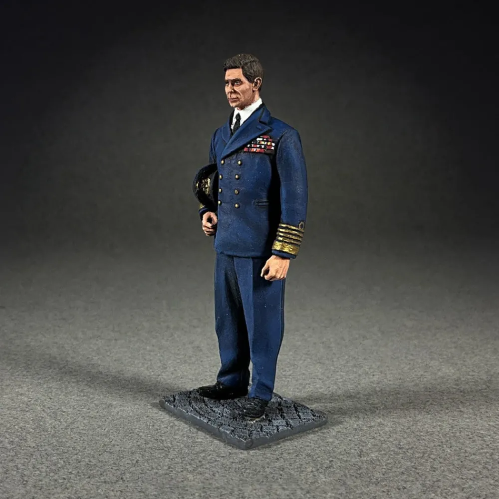 W. Britain Miniatures|British King George VI in Wartime Uniform, 1939–1945 Figurine