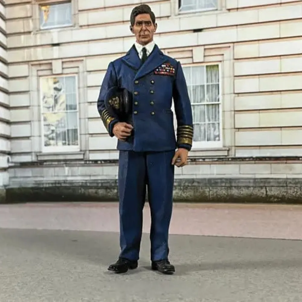 W. Britain Miniatures|British King George VI in Wartime Uniform, 1939–1945 Figurine