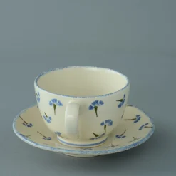 Brixton Pottery Brixton Pottery|Teacups & Saucers|Cornflower Breakfast Cup & Saucer
