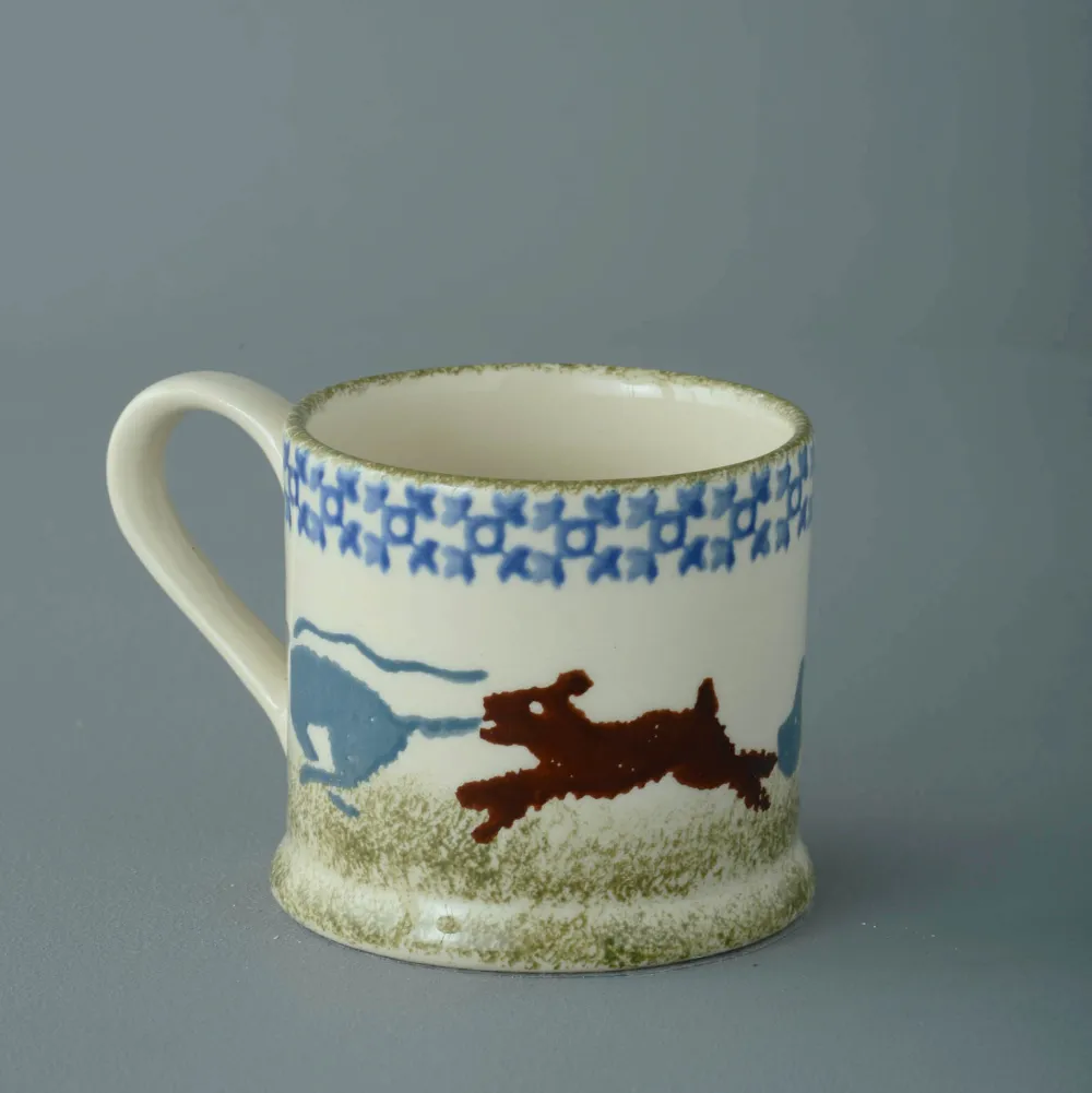 Brixton Pottery Brixton Pottery|Assorted Mugs|Scottie Dog Chasing Small Mug
