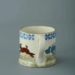 Brixton Pottery Brixton Pottery|Assorted Mugs|Scottie Dog Chasing Small Mug