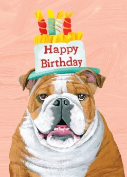 Greeting Cards|Bulldog Birthday Card