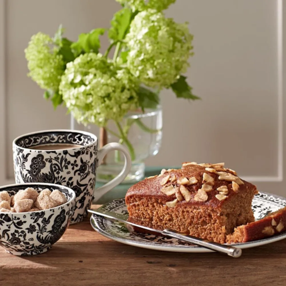 Burleigh Pottery Burleigh Pottery|Black Regal Peacock Osbourne Mug