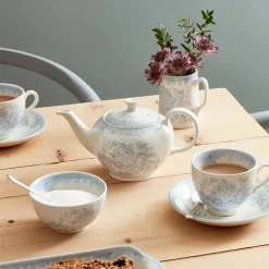 Burleigh Pottery Burleigh Pottery|Teacups & Saucers|Blue Asiatic Pheasants Teacup & Saucer