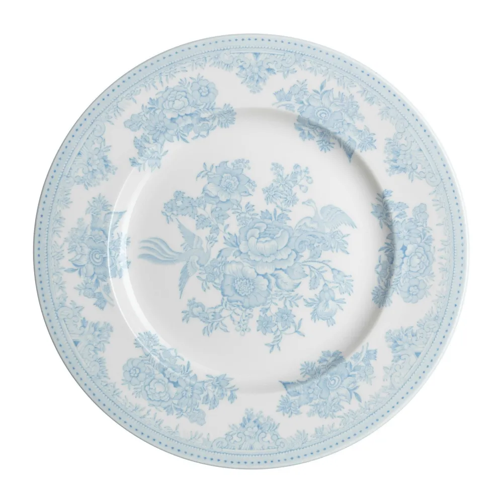 Burleigh Pottery Burleigh Pottery|Blue Asiatic Pheasants Dinner Plate
