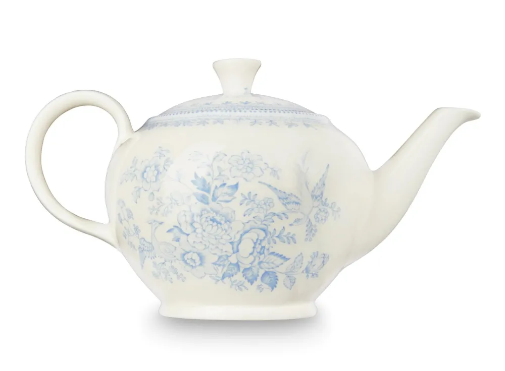 Burleigh Pottery Burleigh Pottery|Teapots|Blue Asiatic Pheasants Large Teapot