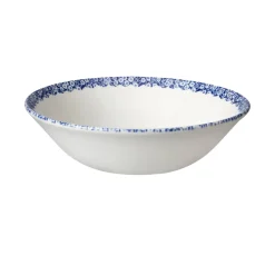 Burleigh Pottery Burleigh Pottery|Blue Calico Cat Cereal Bowl