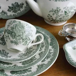 Burleigh Pottery Burleigh Pottery|Teapots|Dark Green Asiatic Pheasants Small Teapot