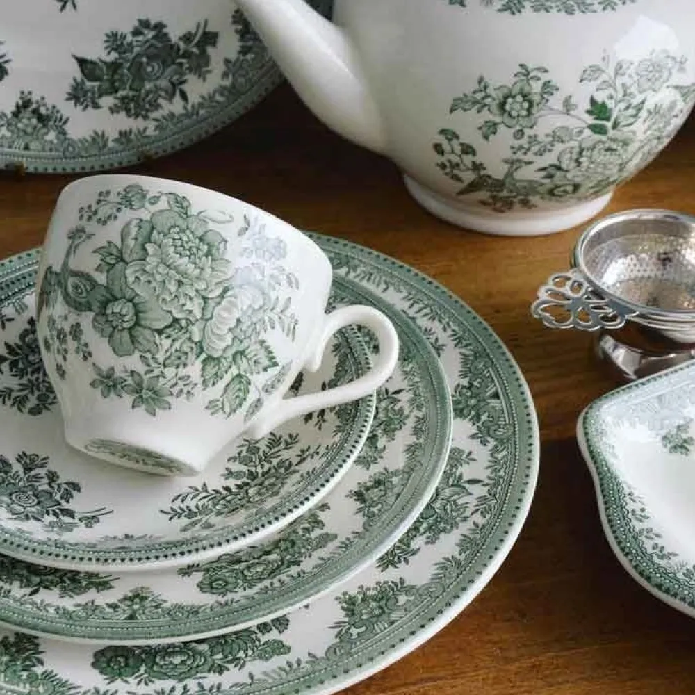 Burleigh Pottery Burleigh Pottery|Teapots|Dark Green Asiatic Pheasants Small Teapot