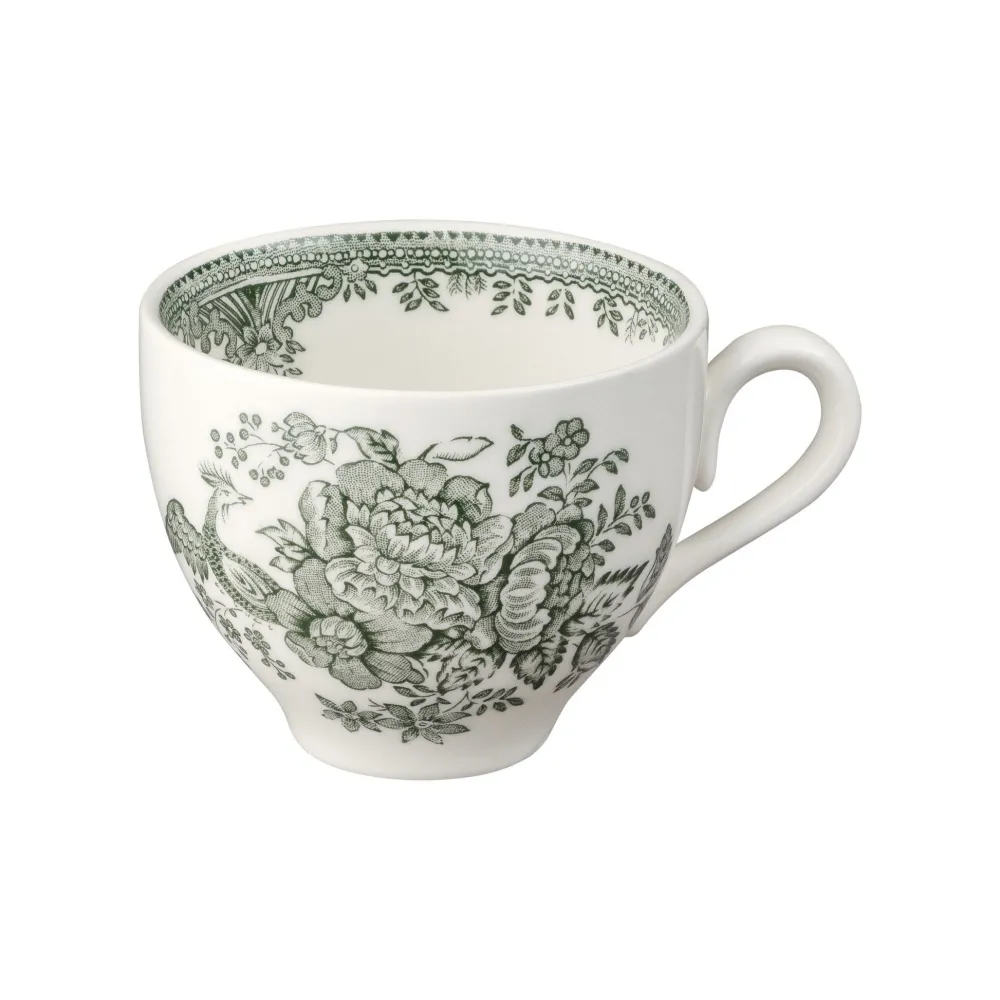 Burleigh Pottery Burleigh Pottery|Teacups & Saucers|Dark Green Asiatic Pheasants Teacup & Saucer