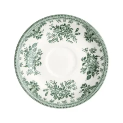 Burleigh Pottery Burleigh Pottery|Teacups & Saucers|Dark Green Asiatic Pheasants Teacup & Saucer