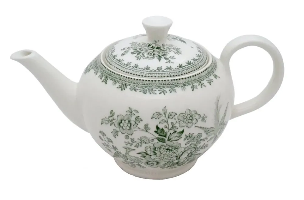 Burleigh Pottery Burleigh Pottery|Teapots|Dark Green Asiatic Pheasants Large Teapot