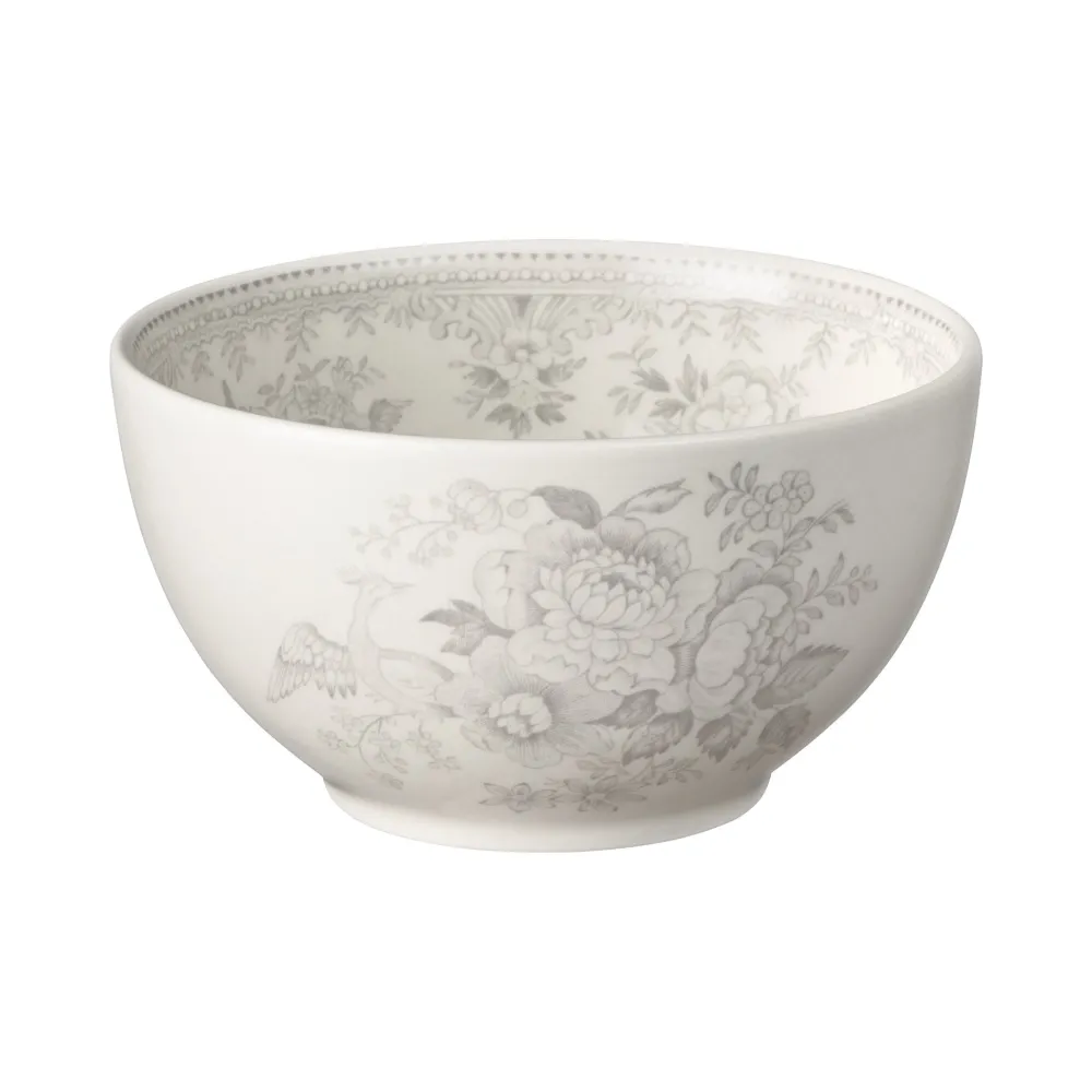 Burleigh Pottery Burleigh Pottery|Dove Grey Asiatic Pheasants Mini Footed Bowl