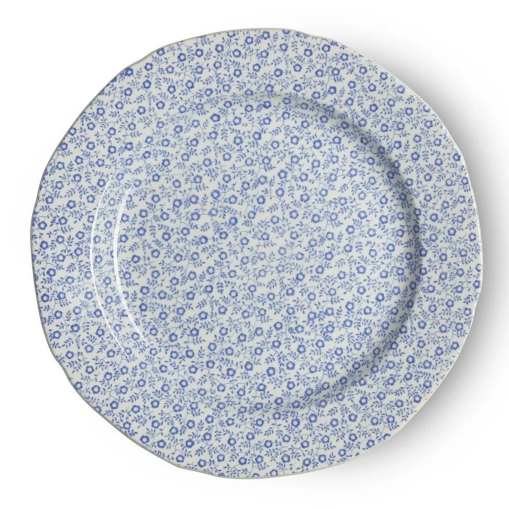 Burleigh Pottery Burleigh Pottery|Pale Blue Felicity Medium Plate