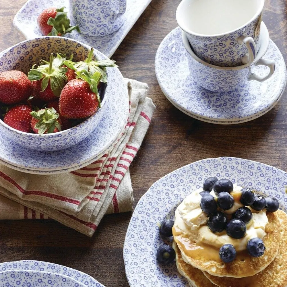 Burleigh Pottery Burleigh Pottery|Pale Blue Felicity Medium Plate