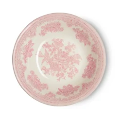 Burleigh Pottery Burleigh Pottery|Pink Asiatic Pheasants Pudding & Soup Bowl