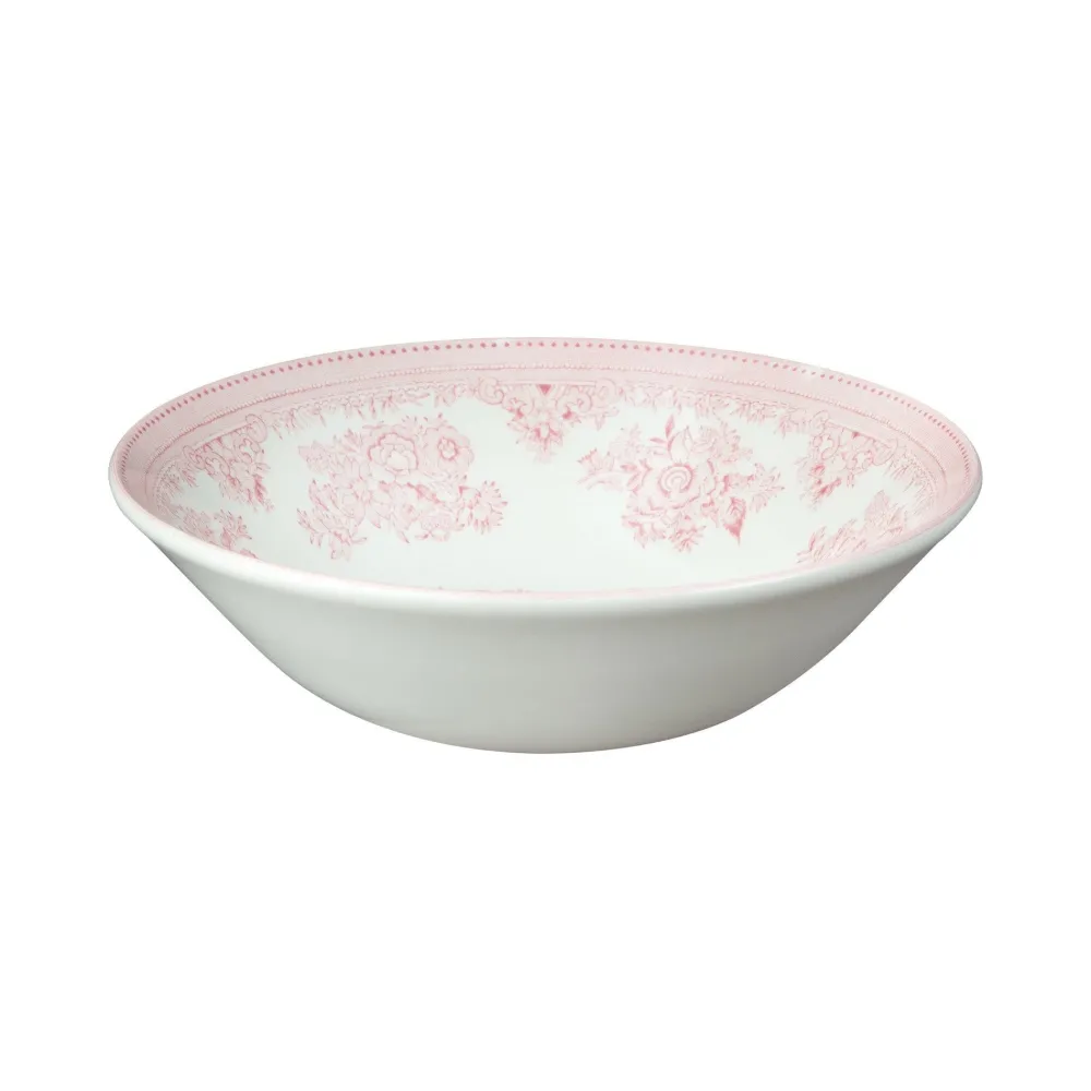 Burleigh Pottery Burleigh Pottery|Pink Asiatic Pheasants Cereal Bowl
