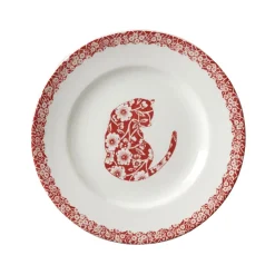 Burleigh Pottery Burleigh Pottery|Red Calico Cat Small Plate