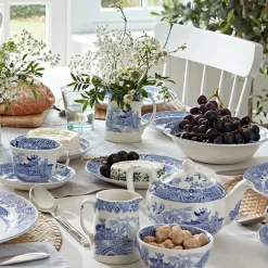 Burleigh Pottery Burleigh Pottery|Teacups & Saucers|Torquay Blue Willow Teacup & Saucer