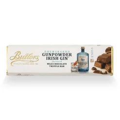 British Chocolate|Butlers Milk Chocolate & Gunpowder Gin Truffle Bar 75g