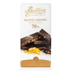 British Chocolate|Butlers Salted Caramel 70% Dark Chocolate Bar