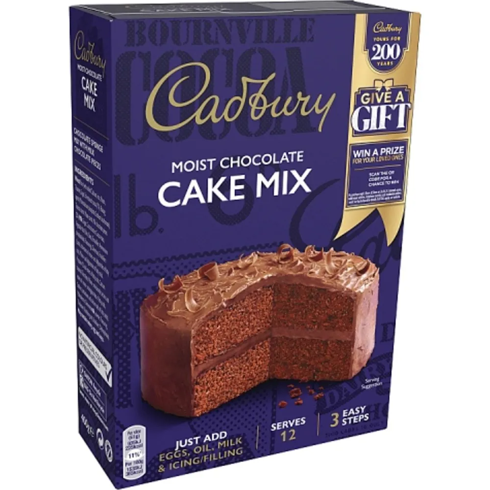 Desserts & Baking|Cadbury Chocolate Cake Mix 400g