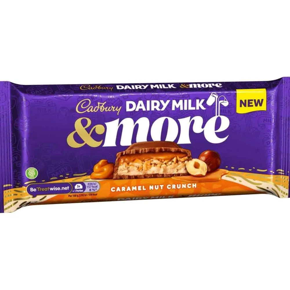 British Chocolate|Cadbury Dairy Milk & Caramel Nut Crunch Bar