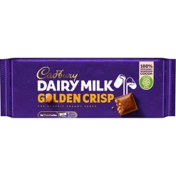 British Chocolate|Cadbury Dairy Milk Golden Crisp Bar 54g