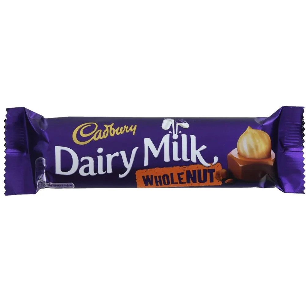 British Chocolate|Cadbury Dairy Milk Whole Nut Bar 45g