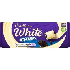 British Chocolate|Cadbury White Oreo Bar