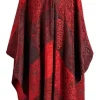 Scarves & Wraps|Calzeat of Scotland Celtic Knot Garnet Ruana