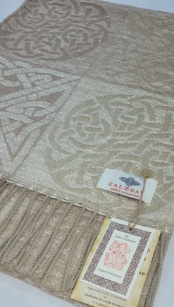 Scarves & Wraps|Calzeat of Scotland Celtic Knot Linen Wrap