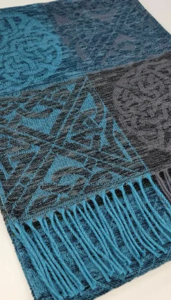 Scarves & Wraps|Calzeat of Scotland Celtic Knot Skye Wrap