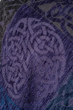 Scarves & Wraps|Calzeat of Scotland Celtic Knot Pewter Ruana