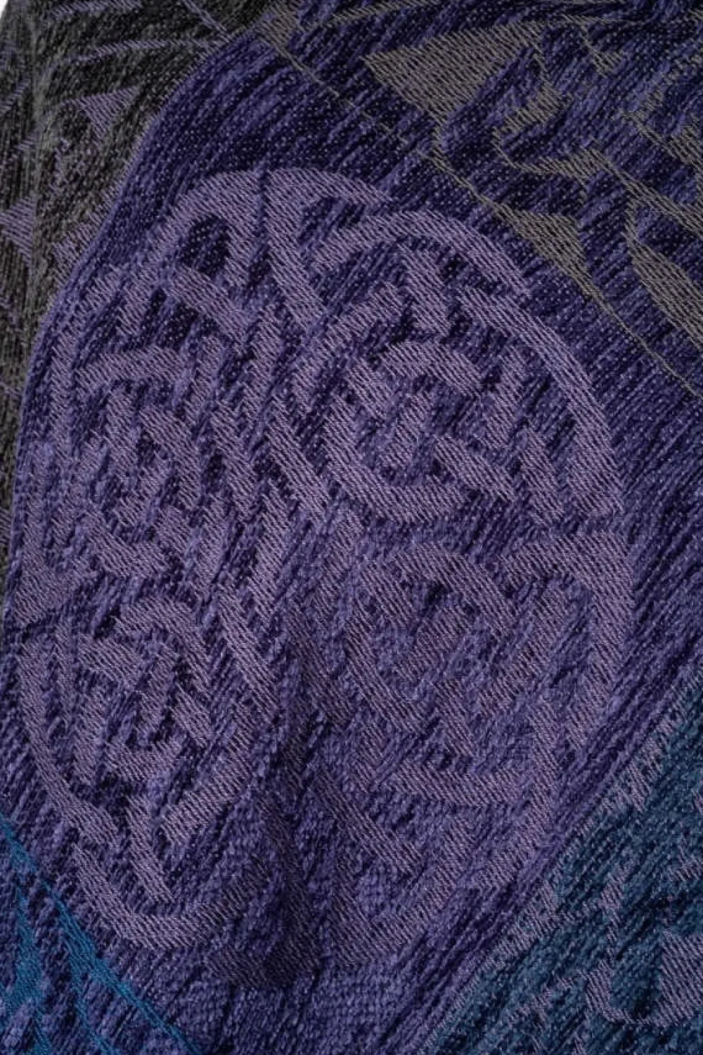 Scarves & Wraps|Calzeat of Scotland Celtic Knot Pewter Ruana