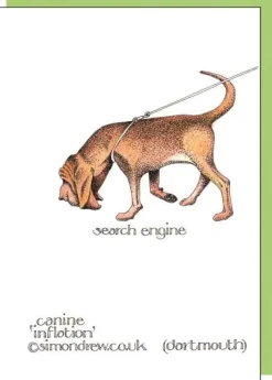 Greeting Cards|Canine Inflation Greeting Card