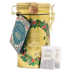 Cartwright & Butler Other Favourites|Merry Christmas English Breakfast Tea Caddy 30s