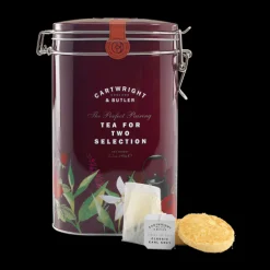 Cartwright & Butler Biscuits|Tea for Two Tin with Almond Shortbread