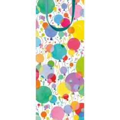 Caspari Gift Bags|Balloons & Confetti Wine & Bottle Gift Bag