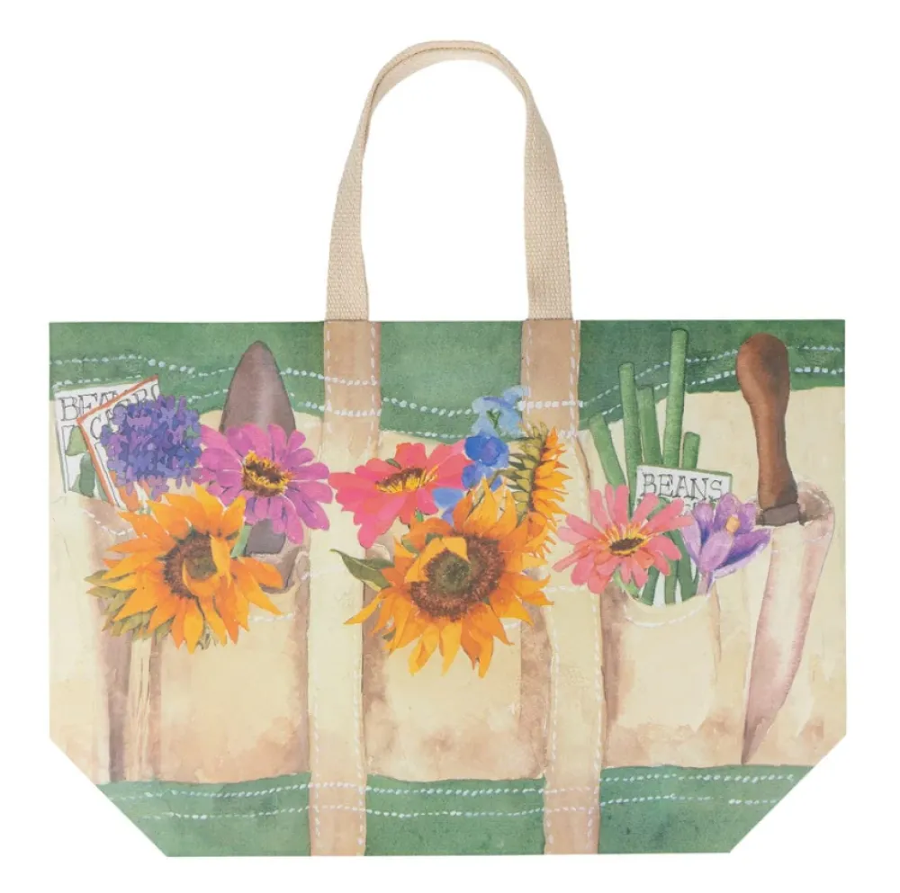 Caspari Gift Bags|Garden Tote Large Gift Bag