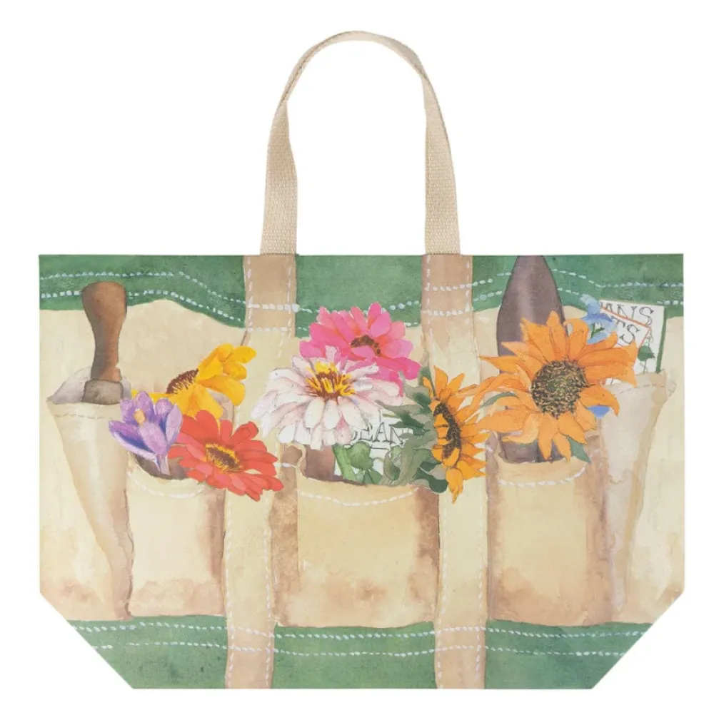 Caspari Gift Bags|Garden Tote Large Gift Bag