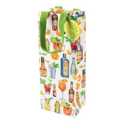 Caspari Gift Bags|Happy Hour Wine & Bottle Gift Bag