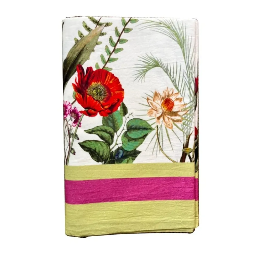 Caspari Tablecloths|La Dolce Vita Cloth Tablecover in Sage & Lavender