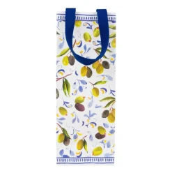 Caspari Gift Bags|Mediterranean Blue Bottle Bag
